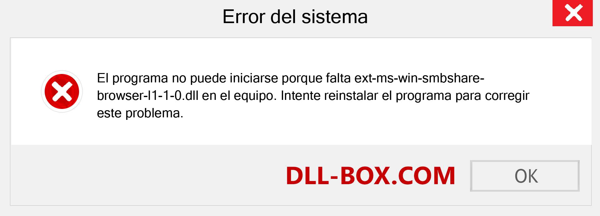 ¿Falta el archivo ext-ms-win-smbshare-browser-l1-1-0.dll ?. Descargar para Windows 7, 8, 10 - Corregir ext-ms-win-smbshare-browser-l1-1-0 dll Missing Error en Windows, fotos, imágenes